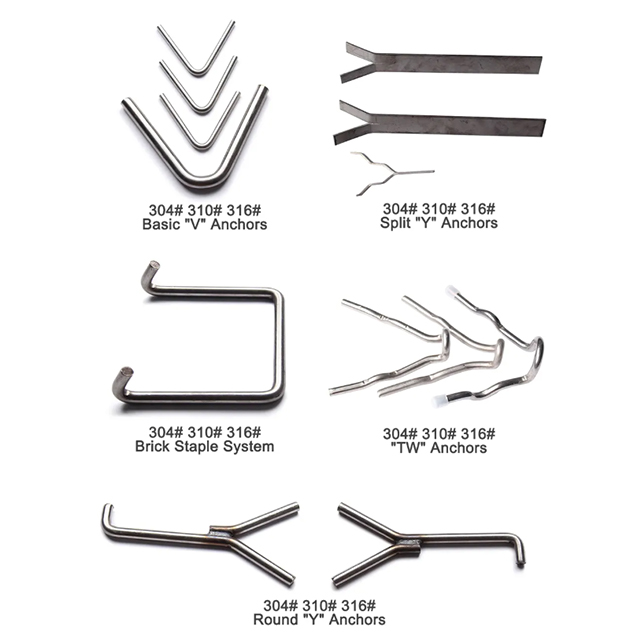 310S Industrieel anker Type V Vuurvast roestvrij staal met rond patroon voor gietstukken